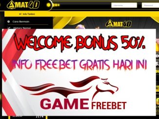 AMAT4D Welcome Bonus 50% New Member